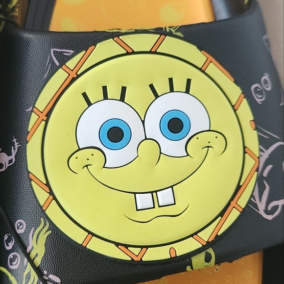 🩴 SpongeBob SquarePants Slide Sandals – Men's Size 10 NWT Fun Patrick Star NEW - Picture 9 of 16